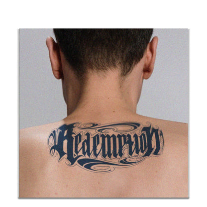 Bold Lettering Tattoo