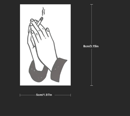 Praying Hands & a Cigarette