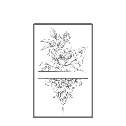 Elegant Rose & Mandala