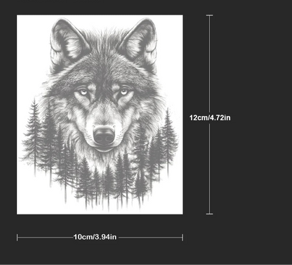 Majestic Wolf & Forest