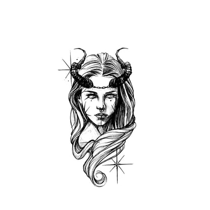 Mystic Horned Woman