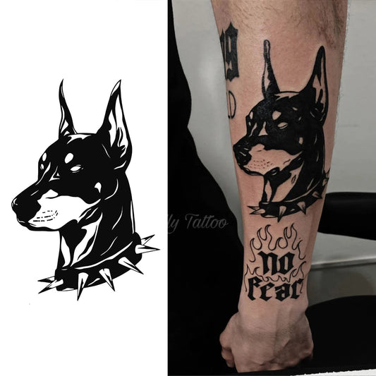Spiked Doberman