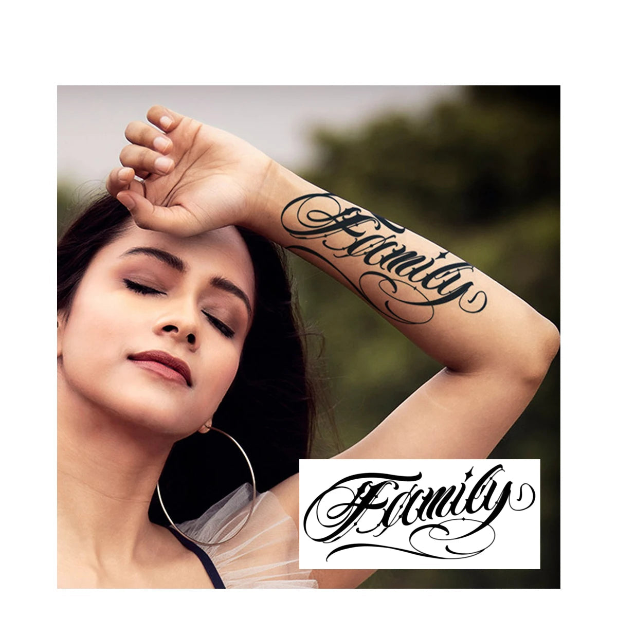 Bold Lettering Tattoo