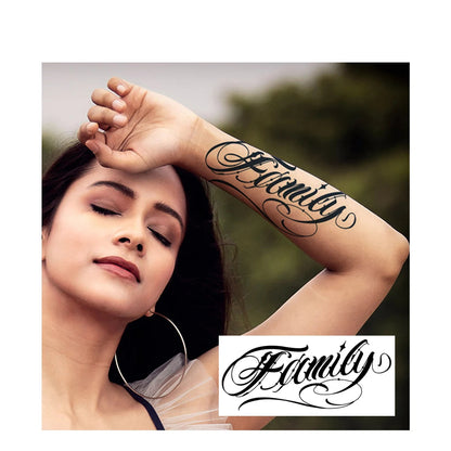 Bold Lettering Tattoo