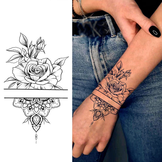 Elegant Rose & Mandala