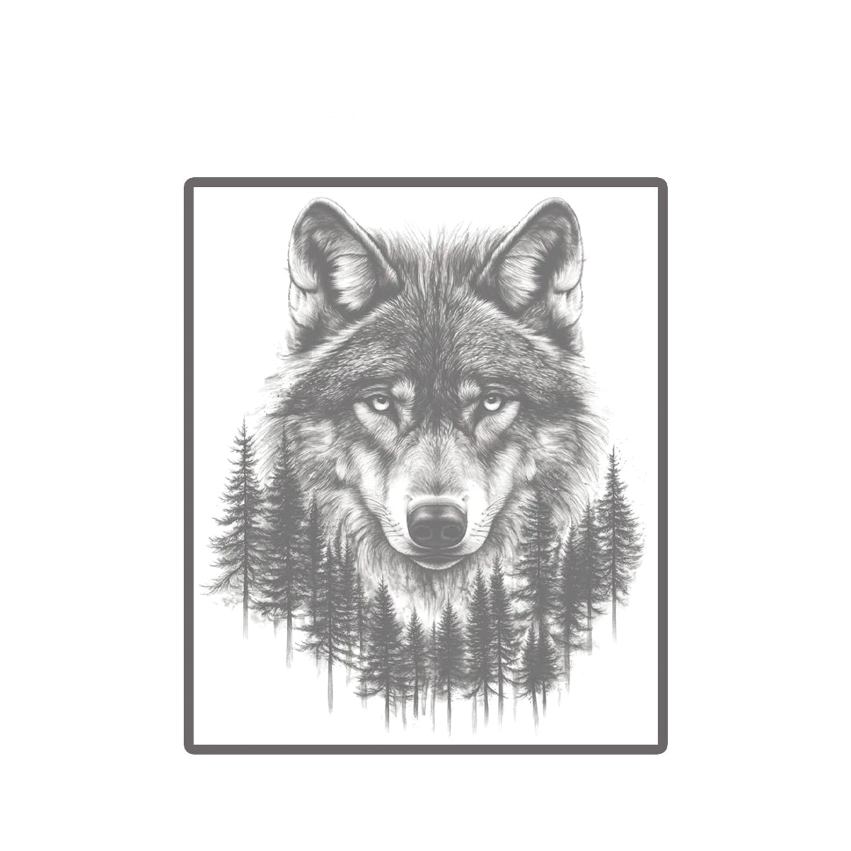 Majestic Wolf & Forest