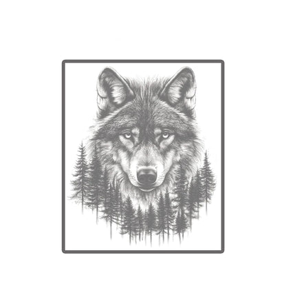 Majestic Wolf & Forest