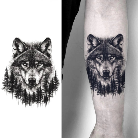 Majestic Wolf & Forest