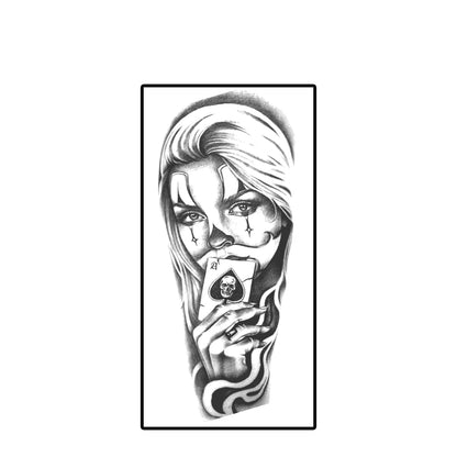 Clown Woman with Ace of Spades