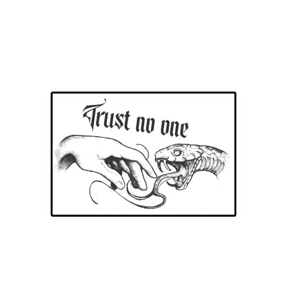 "Trust No One" Snake & Hand