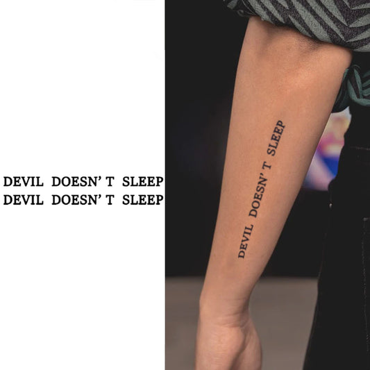 The Devil Never Sleeps