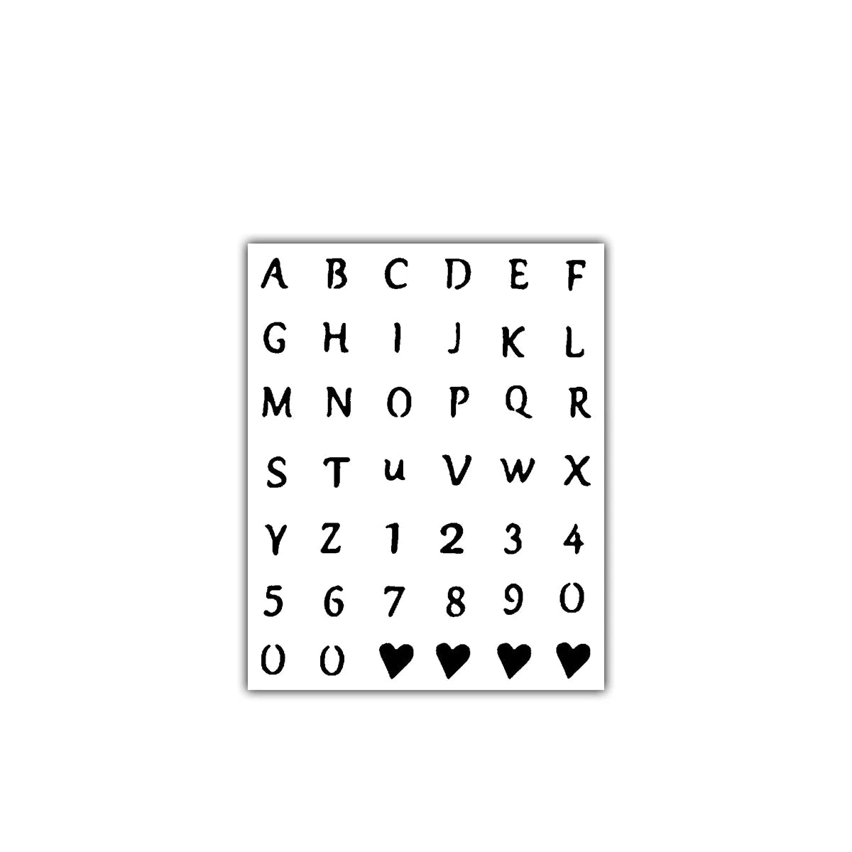Handwritten Alphabet & Numbers
