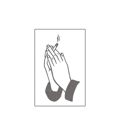Praying Hands & a Cigarette