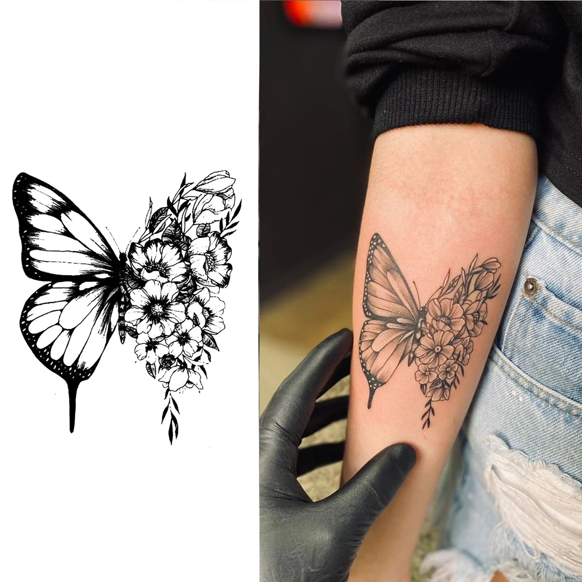 Butterfly & Floral