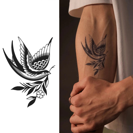 Hummingbird & Floral