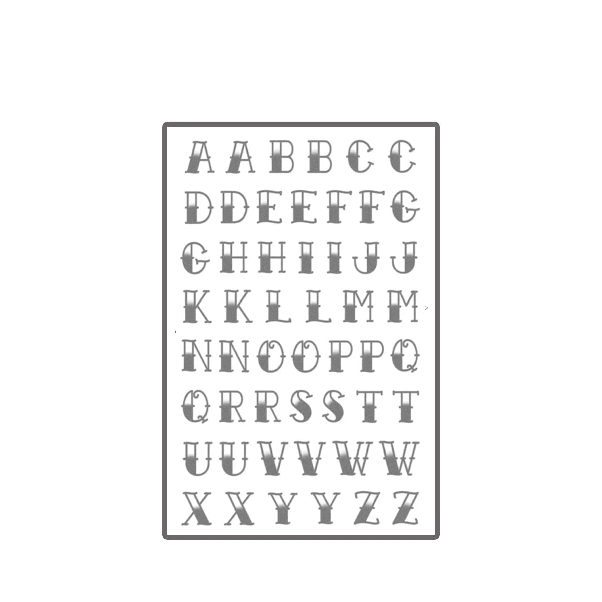 Vintage Double Letters