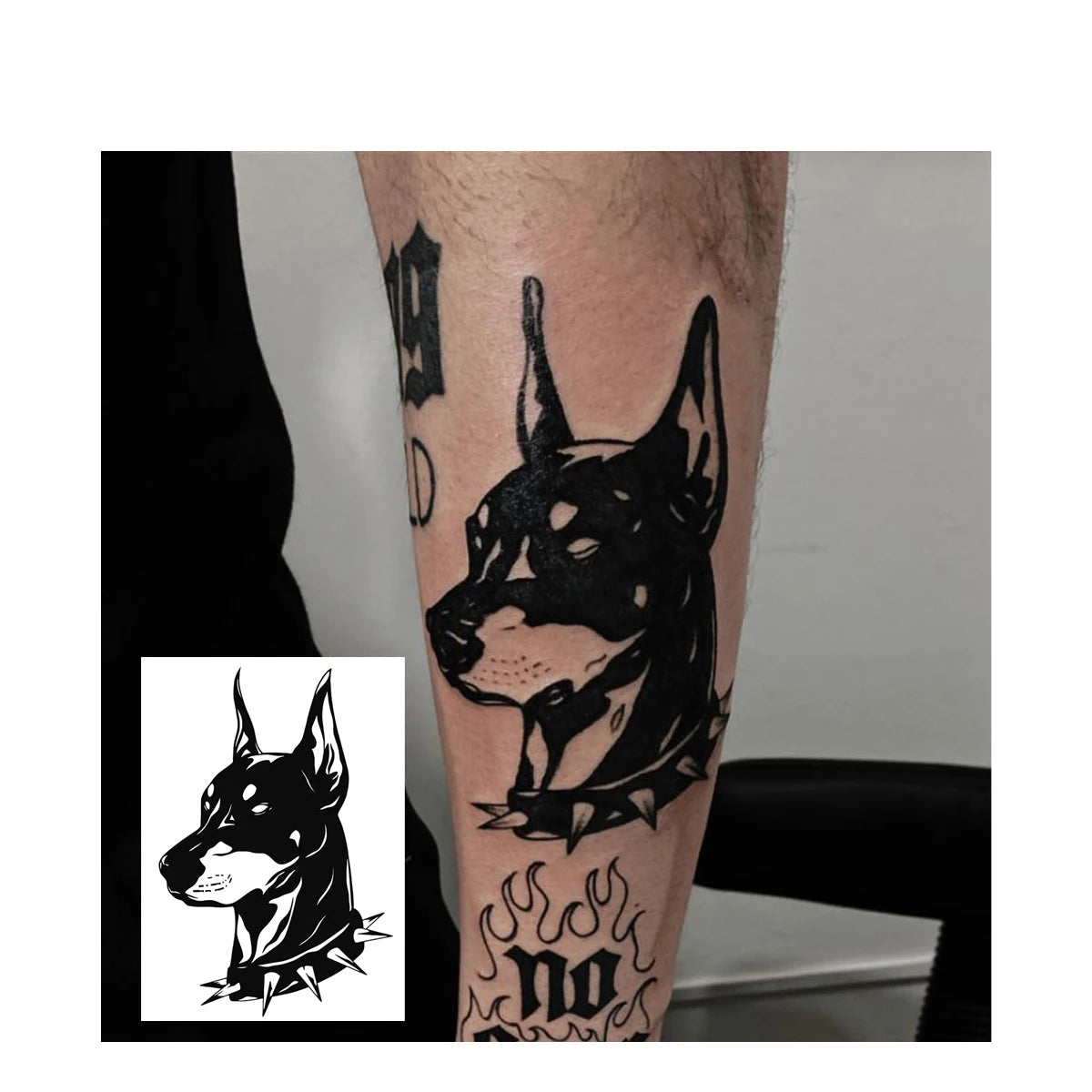Spiked Doberman