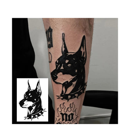 Spiked Doberman
